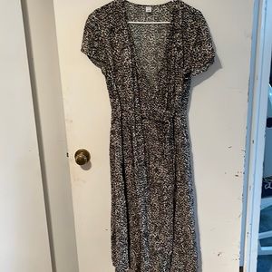Show Stopping Leopard Wrap Dress